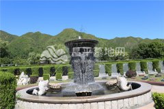 天寿陵园墓区水系