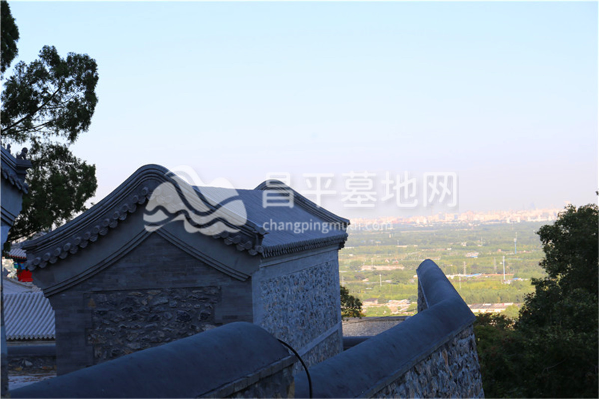 金山陵园景观图